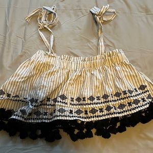 NWOT Morgan Claire Cropped Tank Top